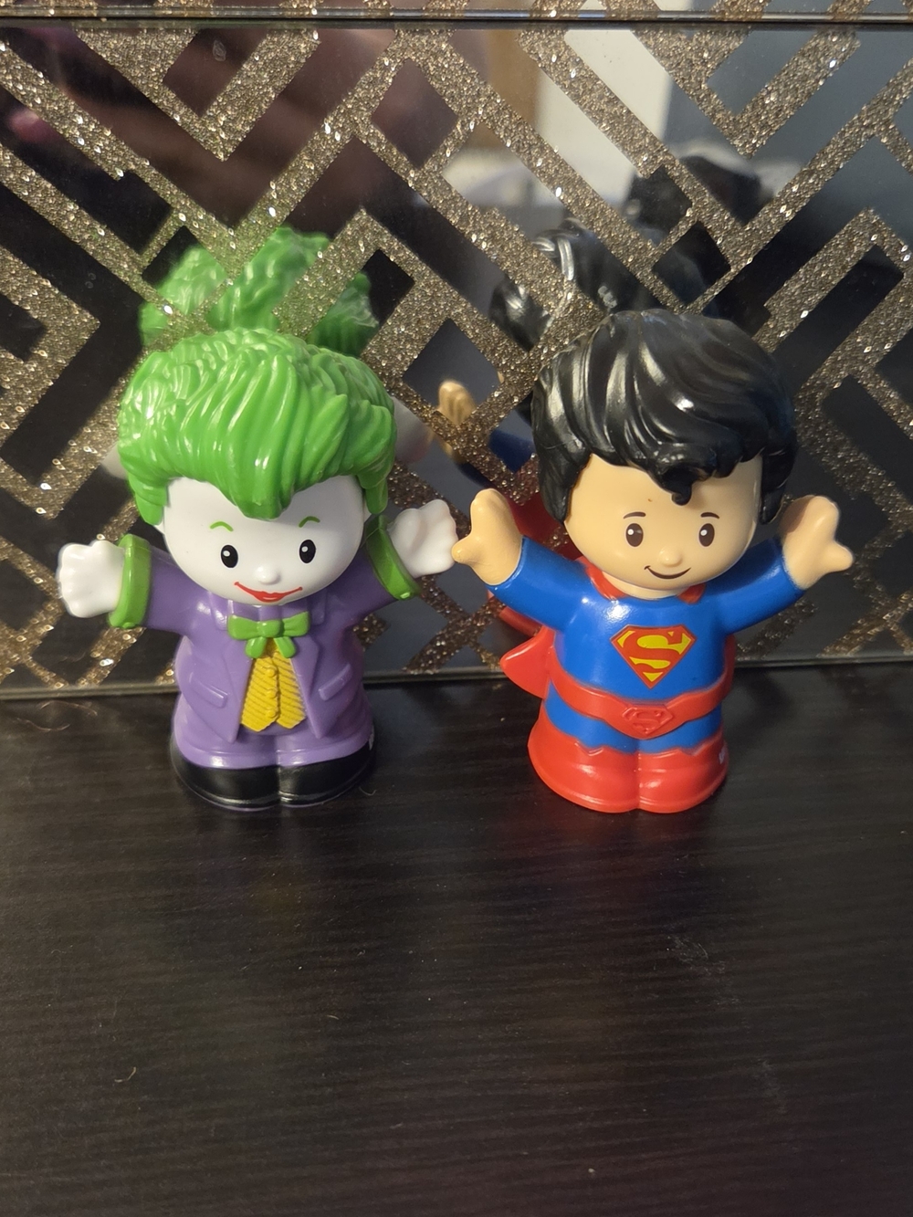 Superman and Joker Little People